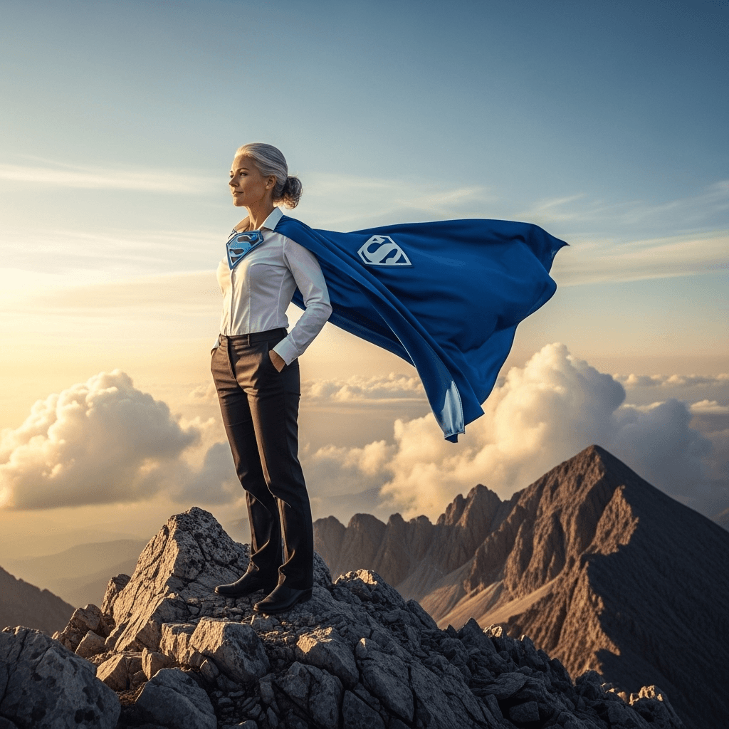 CMO executive - superwoman