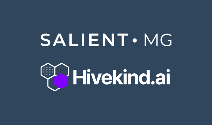 Hivekind and SalientMG partnership logos
